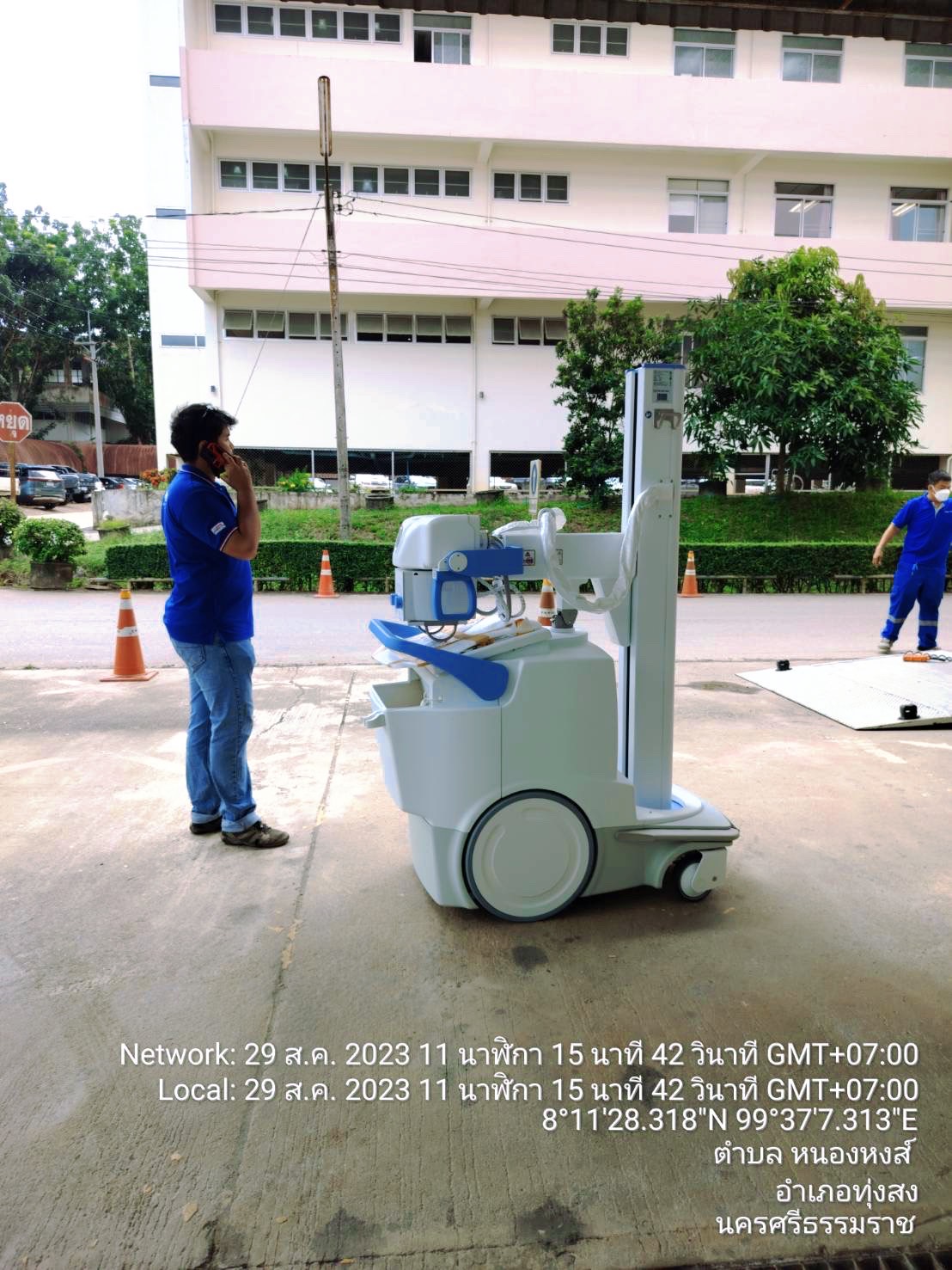 งานขนย้ายเครื่อง X-ray อ.ทุ่งสง จ.นครศรีธรรมราช